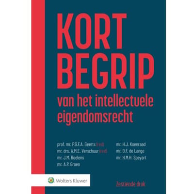 Kort Begrip Van Het Intellectuele Eigendomsrecht