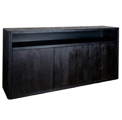 Tower Living Tenna Dressoir mangohout 180 cm - Zwart