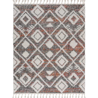 Hoogpolig tapijt Mendoza multicolor 120x160 cm