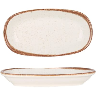 Rinart Serveerschaal - Brunilda - Porselein - 16x9 cm - set van 2