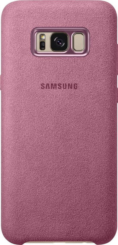 Samsung Galaxy S8+ Hoesje - Alcantara Cover - Roze