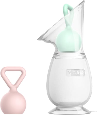 Youha Melkcollector - opvangen moedermelk - lekschaal - BPA vrij - Inclusief afsluitdop & afsluitkapje - 100ML opvang - Melkcollector - Handen vrij