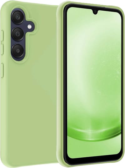 Hoesje Geschikt voor Samsung Galaxy A25 - Sterk & Shockproof - Hoes Cover - Siliconen Case - Groen