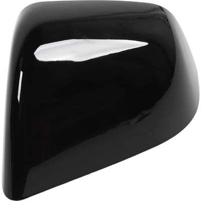Cache de rétroviseur latéral Noir Peint Protecteur Cache de rétroviseur de porte latéral arrière de remplacement pour Tesla Model Y 2020 à Left