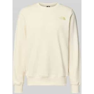 Sweatshirt met labelprint