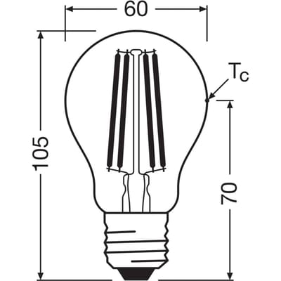 OSRAM HOMELIGHTING 4099854259715 LED-lamp Energielabel A (A - G) E27 Peer 2.2 W = 40 W Neutraalwit (Ø x h) 60 mm x 60 mm 2 stuk(s)
