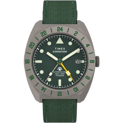 Timex Expedition Pioneer TW2Y63400 Horloge - Nylon - Groen - Ø 41 mm