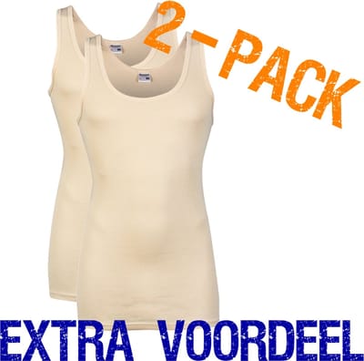 Beeren heren hemd - maat XXL - 2-pack - huid