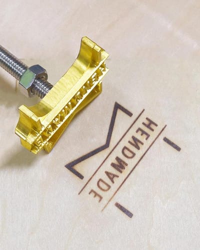 Branding Iron - Hitte Stempel - Ambachten Markeren - Eigen Logo Ontwerp - 2.54cm - Zilver
