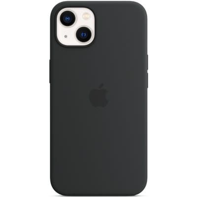 Silicone Backcover MagSafe voor de Apple iPhone 13 - Midnight