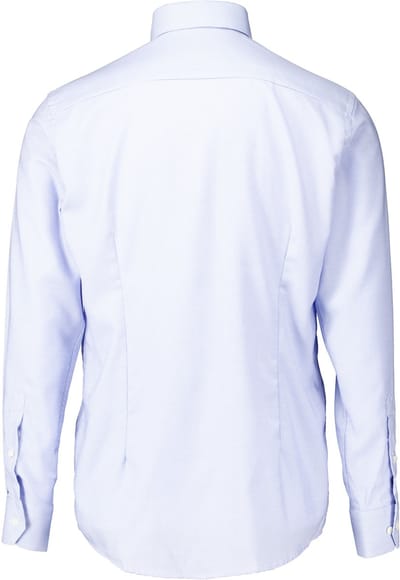 Eton - Overhemd Lichtblauw Eton Semi Solid Effect Dobby Shirt Lange Mouw Overhemd Lichtblauw 100013824