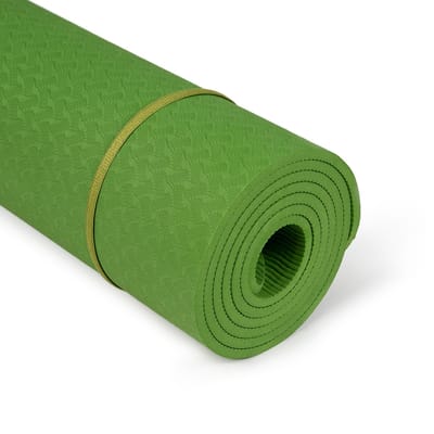 Rubbermagazijn - Yogamat - Groen - 183x61cm - Fitnessmat - Dikte 6mm