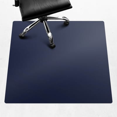 Wallfluent - Vloerbeschermer Maan Paars - 100x100 cm - Donker Marineblauw Bureaustoel Vloerbeschermer - Vierkant - Mótif Vloerbeschermer-Computer Stoel Mat-Kantoordecoraties - Koele en donkere kleuren