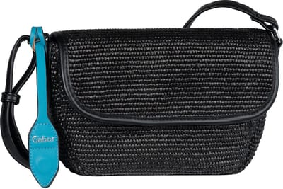 Gabor Schoudertas Eleanor Top Zip Flap Bag Black Zwart
