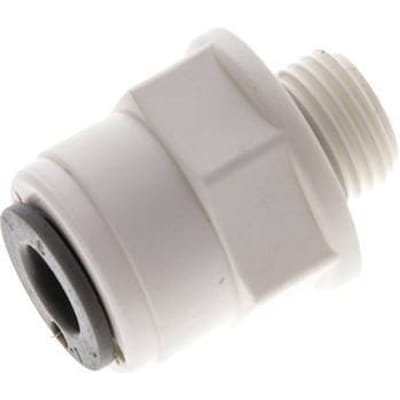 6mm x G1/8'' POM Insteekfitting buitendraad EPDM [5 Stuks]