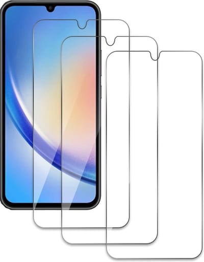 Screenprotector Geschikt voor Samsung Galaxy A25 / A24 Screenprotector - Screenprotector Geschikt voor Samsung Galaxy A25 / A24 5G Screenprotector Glas Gehard Tempered Glass - 3 Stuks