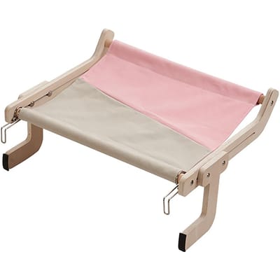 Kattenhangmatbed Houten Frame Sterk Draagvermogen Geventileerde Kattenraamzitstok voor Alle Type A
