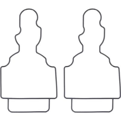 2 stuks 61N 45315 00 Pakking Onderste Behuizing Pakking voor Buitenboordmotor 2-takt 30PK Waterpomp Pakking gray