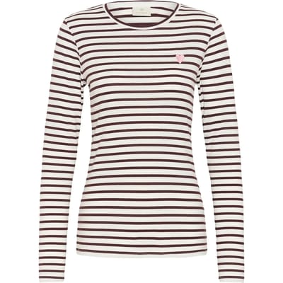 Dames-T-shirt met lange mouwen KAFFE LIDdy