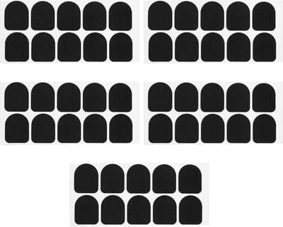 Dailygoods- Gaming Stickers 5 Sets - 25x20mm - Geschikt voor de meeste vingers - Carbon Fiber - Duurzaam - Eenvoudige installatie - Vingerstickers