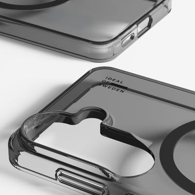 iDeal of Sweden Clear Case geschikt voor MagSafe geschikt voor Samsung Galaxy S26 Plus - Tinted Black
