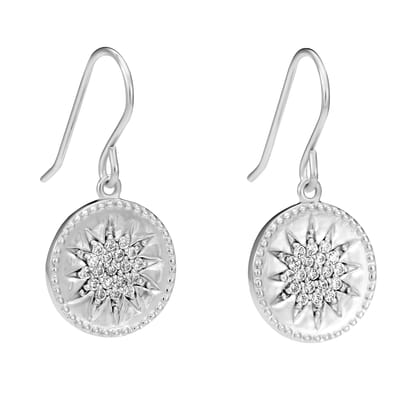 Orphelia 'Shine' Dames 925 Sterling Zilveren Oorbellen - Zilver ZO-7576