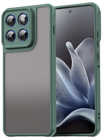 Coverup Hoesje - Geschikt voor Motorola Edge 70 Hoesje - Coverup Mat Transparante Back Cover met Camera Cover - Groen