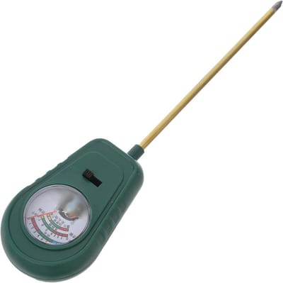 Bodemtester met Sonde - Grondmeter pH Vochtigheid - Plantenverzorging - Geïntegreerde 3-in-1 functie - 275 cm - Groen