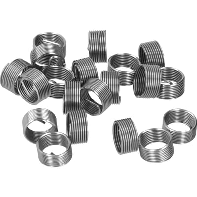 20 stuks Draadreparatie M14 x 1.25 Spiraal Cirkel Inzetstuk Verloopmoer Schroefdraad Expandeer Huls Set2D