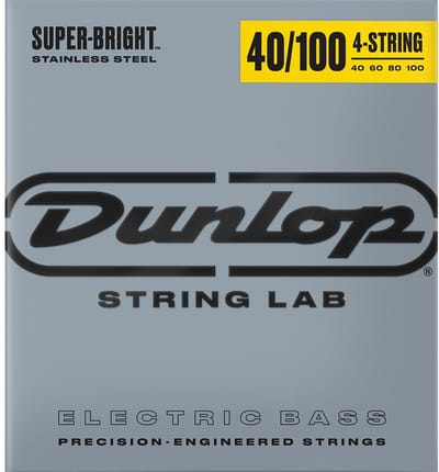 Jim Dunlop Super Bright - Basgitaarsnaren - Basgitaar - Light - 40-100 - Stainless Steel