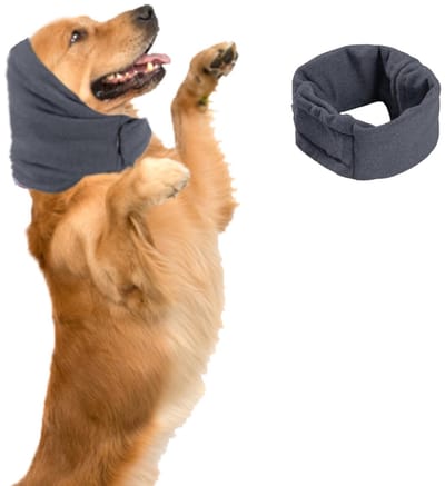Dailygoods- Oorbeschermers voor Honden - Kalmerend - Gehoorbescherming - Winddicht - Hondensjaal - Warm Houdend - Hondenoordoppen