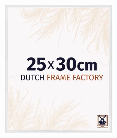 Fotolijst 25x30 cm - Kunststof - Wit Hoogglans - Angers