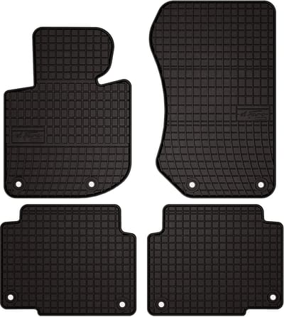 Wielganizator SolidPRO Serie - Rubberen Automatten - BMW 3 E36 - Cijfers Zwart - Perfecte Pasvorm