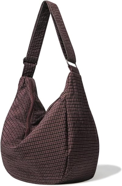 Stijlvolle Unisex Schoudertas van Nylon en Canvas voor Dagelijks Gebruik, Kantoor, School en Reizen - Ruim en Functioneel