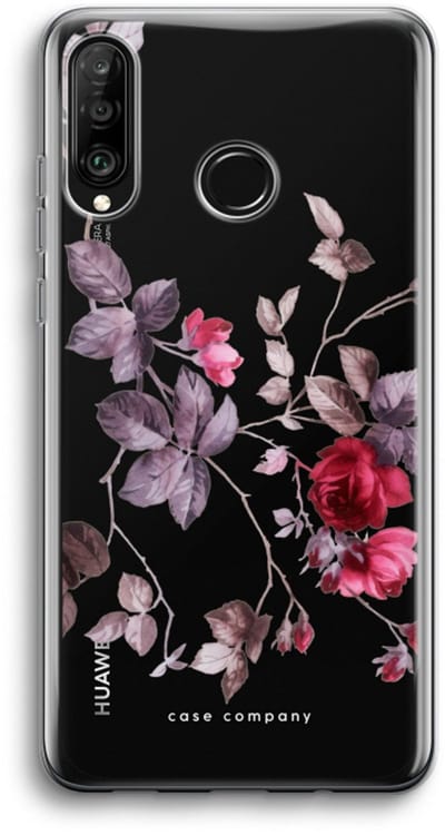 Case Company® - Hoesje geschikt voor Huawei P30 Lite hoesje - Mooie bloemen - Soft Cover Telefoonhoesje - Bescherming aan alle Kanten en Schermrand