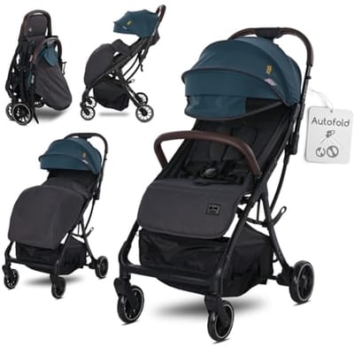 Kinderwagen Minori - Groene Kinderwagen voor Comfort en Stijl
