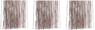 Decoris kerstboom folie slieren - 8x zakjes - tinsel - lichtroze - 50 cm - kerstboomversiering