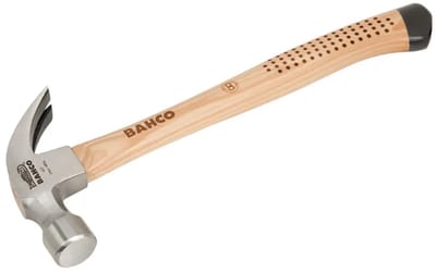 Bahco Houten Handgreep Hamer Met Antislipoppervlak-24 Goud