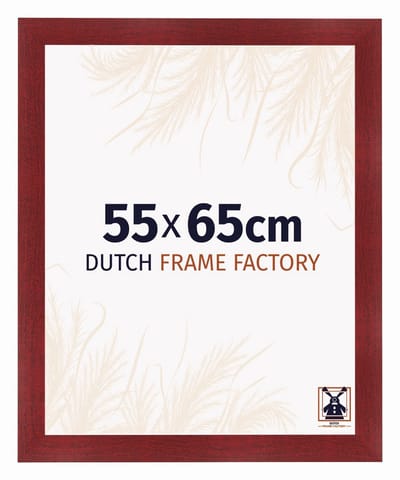 Fotolijst 55x65 cm - MDF - Wijnrood Geveegd - Praag