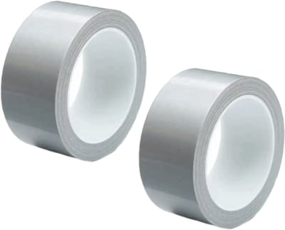 Duct Tape – 2 Rollen – 50mm x 25m – Grijs – Reparatie – Plakband – Texieltape