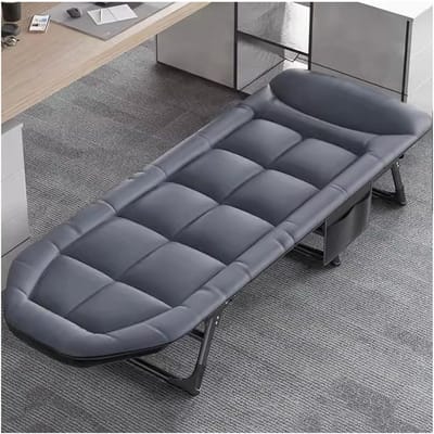 Opvouwbaar campingbed - Reiswieg kinderbed - Buiten ontspannen - 6 standen verstelbaar - 190 cm lang - Effenn