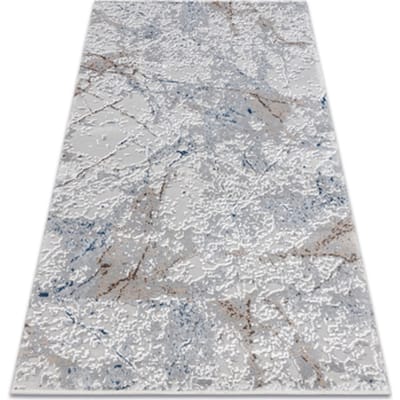Kleden Rugsx Tapijt ACRYL VALS 0073 Marmer grijskleuring / 70x140 cm