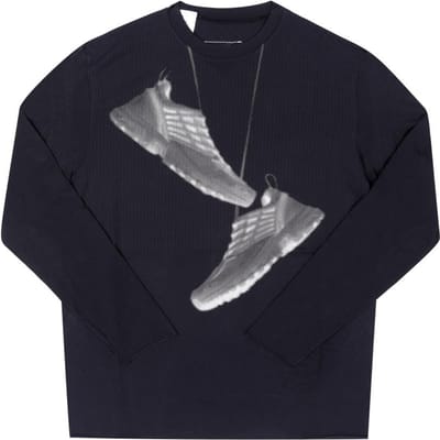 MaiSon Margiela Sh0gc0052 M20101 900 T-shirt à manches longues pour homme avec imprimé Chaussures Mm6xSalomon SH0GC0052 M20101 900 (M)