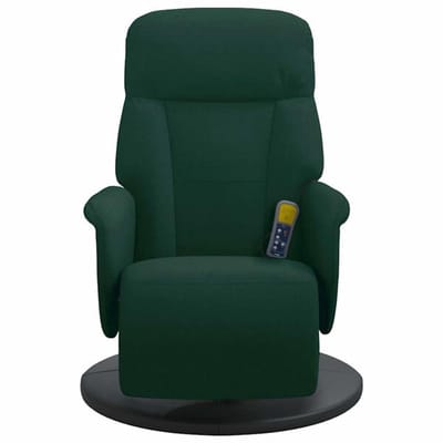 Massagestoel - Relaxfauteuil - Zetel - 1 persoons - Met armleuning - Zeer comfortabel - Elektrisch - Donkergroen