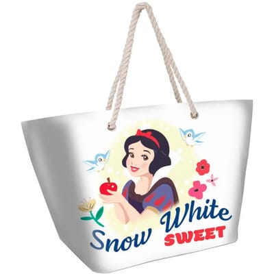 Karactermania - Disney - Zonnige Sneeuwwitje Strandtas met Rits - Boodschappentas