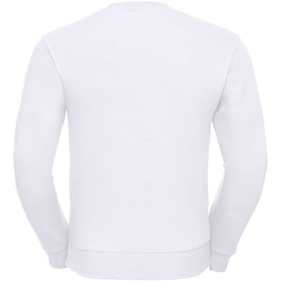 Russell Heren Authentieke Sweatshirt (Slimmer Cut) (Wit)