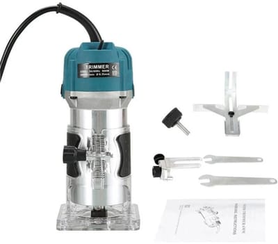MakkelijkMooi Electrische Hout Frees met Toebehoren - Bovenfrees - Houtbewerking 30000 RPM - Freesmachine voor HoutFreesmachine -