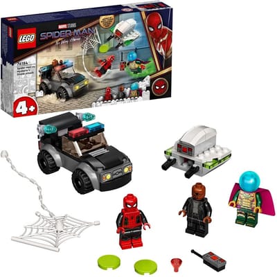 LEGO Super Heroes Spider-Man Mysterio's Drone Aanval 76184 Speelgoedblokken Cadeau Superheld Amerikaans Stripboek Jongens Leeftijd 4 en Hoger