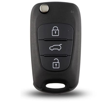 XEOD Autosleutel behuizing 3 knoppen | Geschikt voor Kia Venga 2009-2014 & Hyundai i20 2008-2015 | 95430-1P001