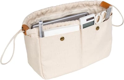 Organizer Tas Binnenin Voor Handtassen - Canvas Insert voor Kleine tot Grote Tassen